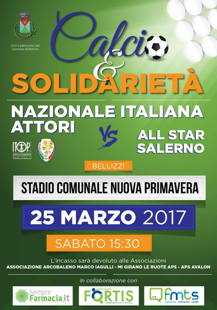 locandina Calcio e solidarietà