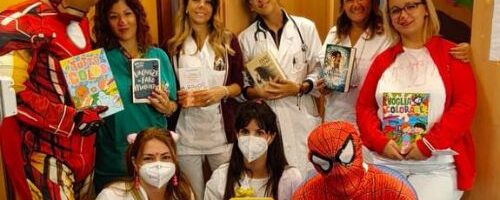 Iron Man e Spiderman in corsia oncologica al SUN: la missione è donare sorrisi